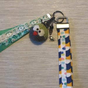Sleutelhanger Uiltje groen