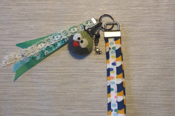 Sleutelhanger Uiltje groen